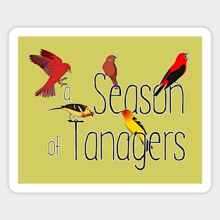 Collective Nouns - Tanagers Magnet